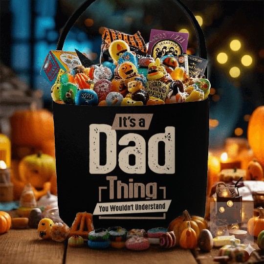 Mens It's a Dad Thing Funny Dad Grandpa Fabric Baskets