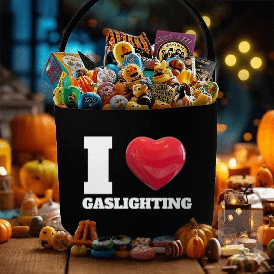Ilove gaslighting Fabric Baskets