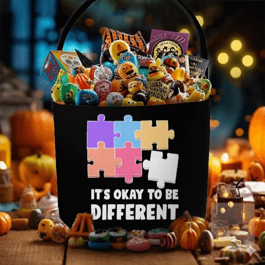 Funny Autism Teacher Fabric Baskets