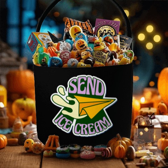 send ice cream Fabric Baskets