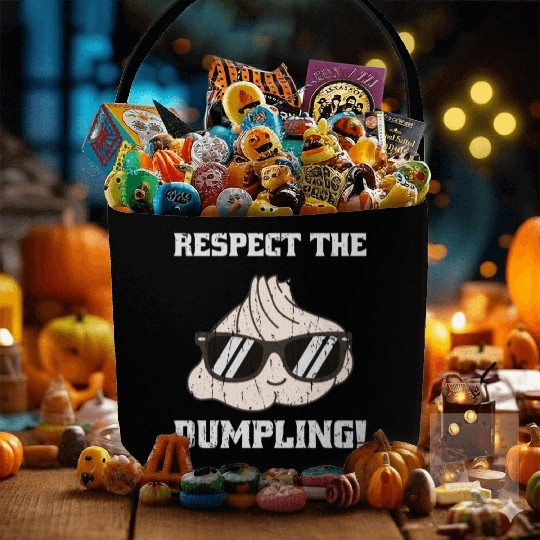 Respect the dumpling - cute dumpling Fabric Baskets