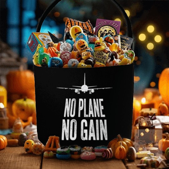 Airline Pilot Aviation Themed Pun For a Corporate Fabric Baskets