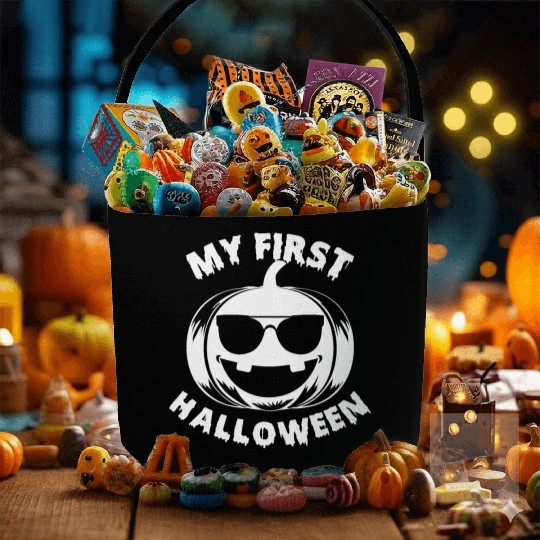 Halloween Newborn Baby My First Halloween Fabric Baskets