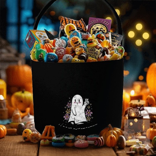 Trick or treat people with kindness - trick or Fabric Baskets