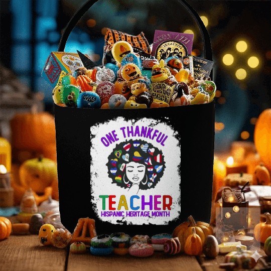 One Thankful Teacher, Hispanic Heritage month Fabric Baskets