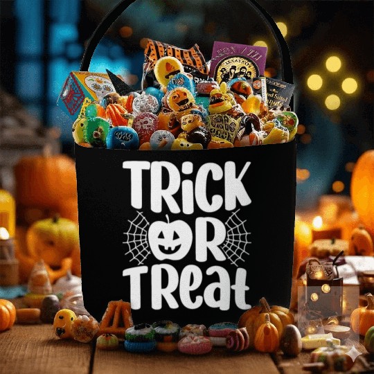 Trick Or Treat Fabric Baskets