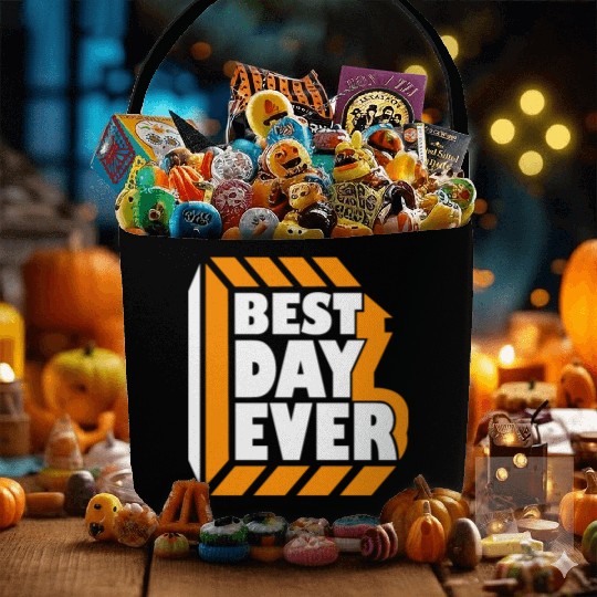 Best Day Ever Fabric Baskets