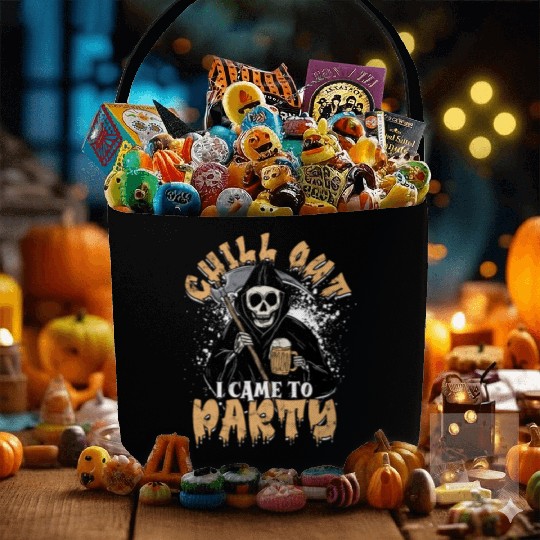 Chill out I came to party - supernatural Fabric Baskets
