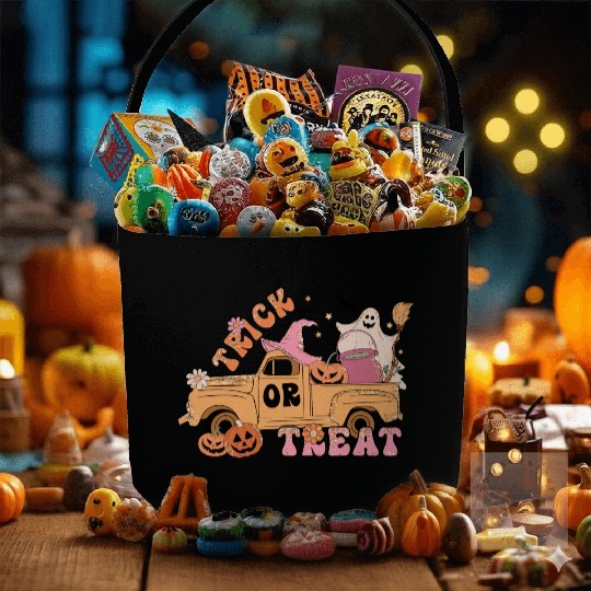 Trick Or Treat Fabric Baskets