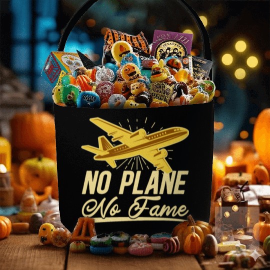 Airline Pilot Aviation Pun For a Corporate Pilot Fabric Baskets