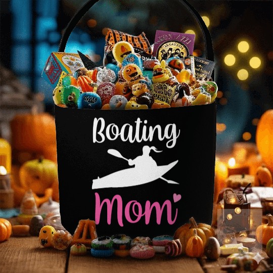 Boating Mom Kayak Ship Yacht Captain Boat Fabric Baskets