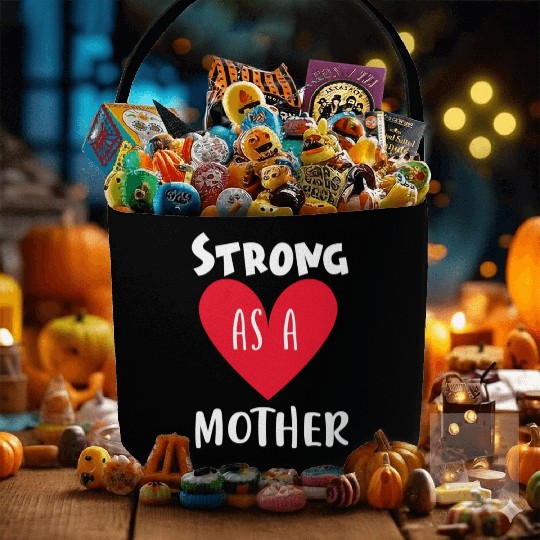 Strong as a mother Fabric Baskets