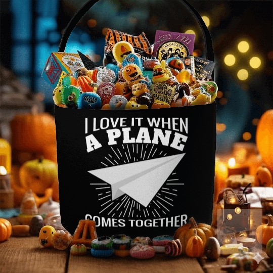 Airline Pilot Aviation Pun For a Corporate Pilot Fabric Baskets