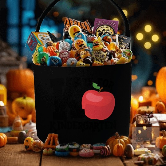 K Is For Kindergarten Teacher Back To School Fabric Baskets