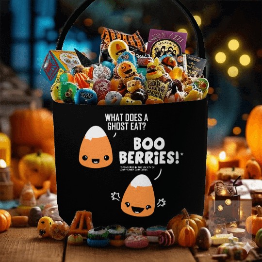 Corny Candy Corn Joke Fabric Baskets