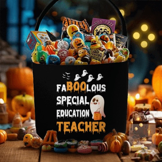 Faboolous Special Education Teacher-Halloween Fabric Baskets