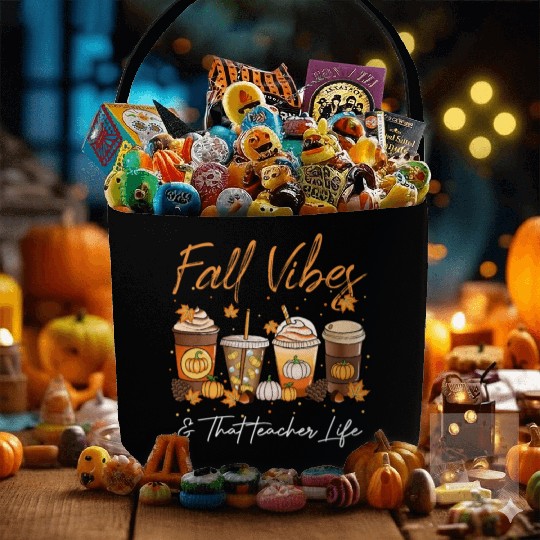 Fall Vibes & That Teacher Life Fabric Baskets