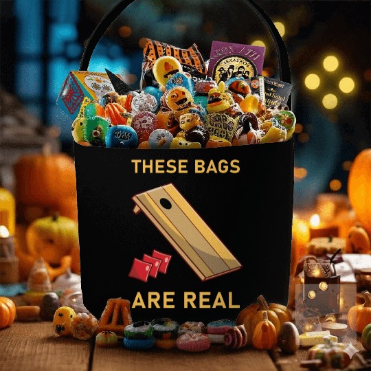 These Bags Are Real - Cornhole Fabric Baskets