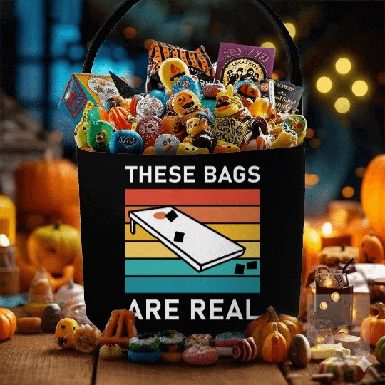 These Bags Are Real - Cornhole Fabric Baskets