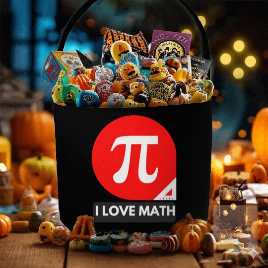 I love Math Fabric Baskets