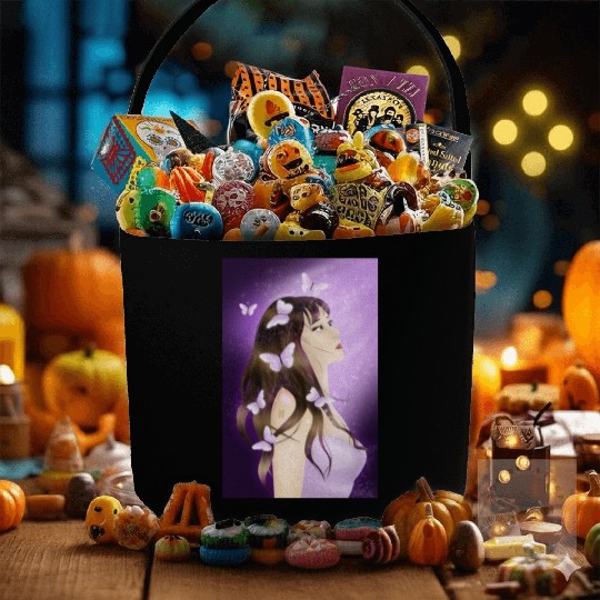 BTS Butterfly Fan Girl Fabric Baskets