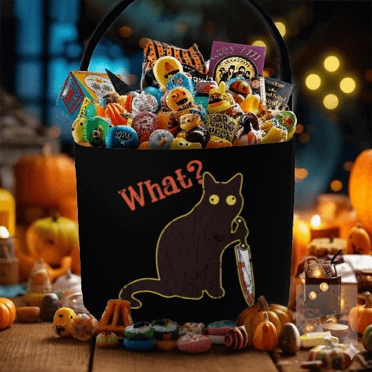 What - cat owner Fabric Baskets