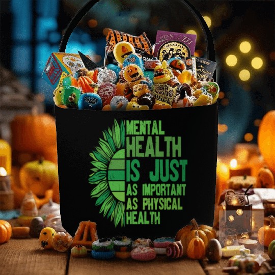 You Are Not Alone Mental Health Awareness Fabric Baskets