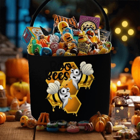 Honey Boo Bees Fabric Baskets