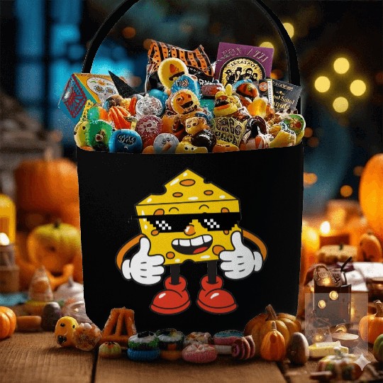 thug life cheese Fabric Baskets