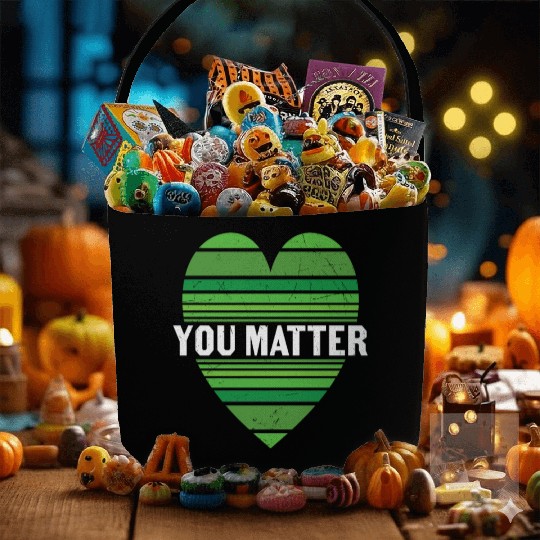 You Matter Motivational Sayings Design Fabric Baskets