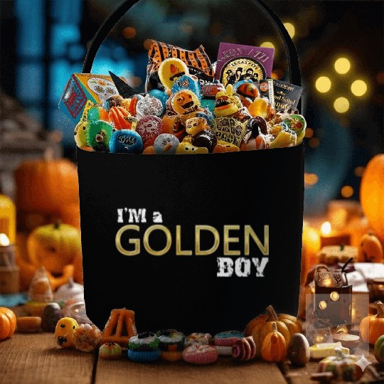 i'm a golden boy Fabric Baskets