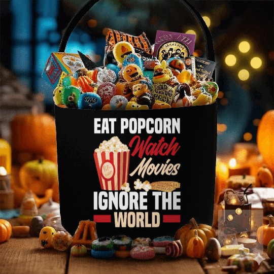 Film Popcorn Cinema Fabric Baskets
