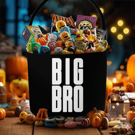 Big Bro Siblings Men Kids Adult Fraternity Frat Fabric Baskets