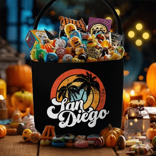 San Diego Gift San Diego Summer Lover Fabric Baskets