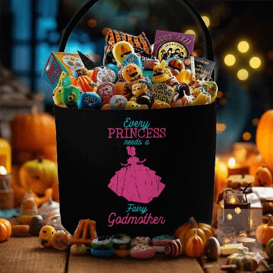 Every princess needs a fairy godmother - fairytale Fabric Baskets