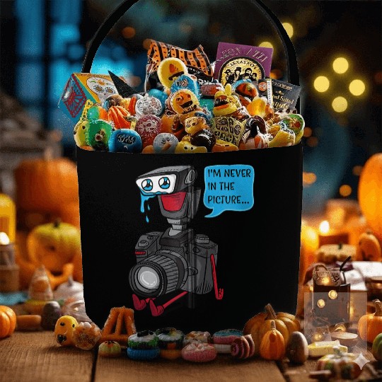 Sad Photo Camera Crying Photographer Joke Gift Pho Fabric Baskets