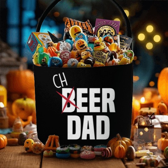Funny Cheer Dad Cheerleading Dad Beer Fabric Baskets