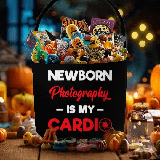 Photographer Newborn Photography Is My Cardio T Sh Fabric Baskets