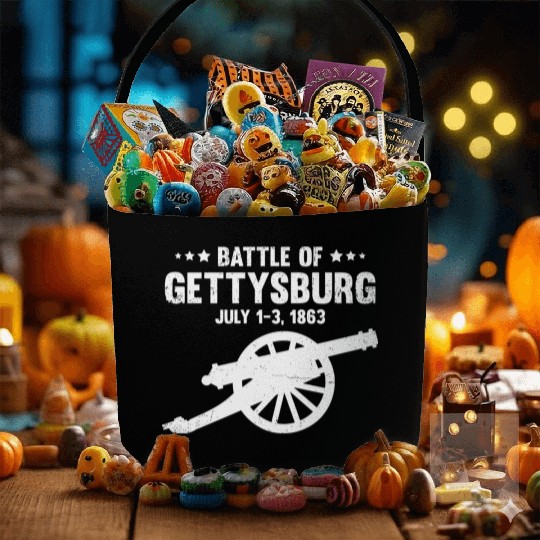 Battle Of Gettysburg Pennsylvania American Us Civi Fabric Baskets