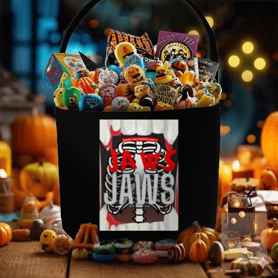 Jaws Halloween Fabric Baskets