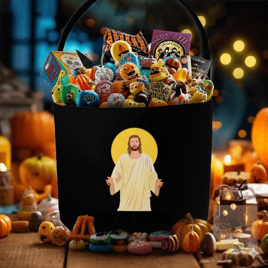 Jesus is the reason for the season Fabric Baskets