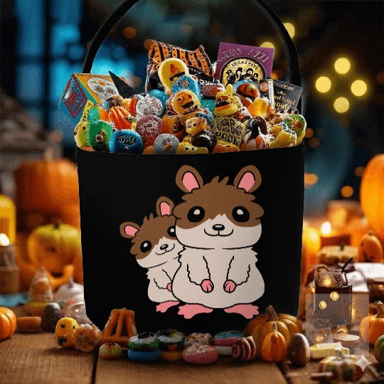 family hamster small child Fabric Baskets