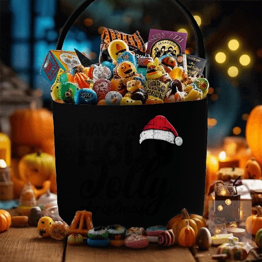 Have a holly jolly christmas Fabric Baskets