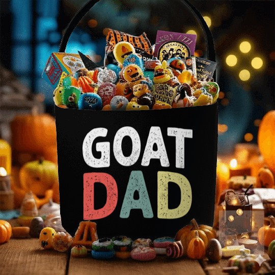 Mens Funny Goat Dad Animal Lover Farmer Fathers Fabric Baskets