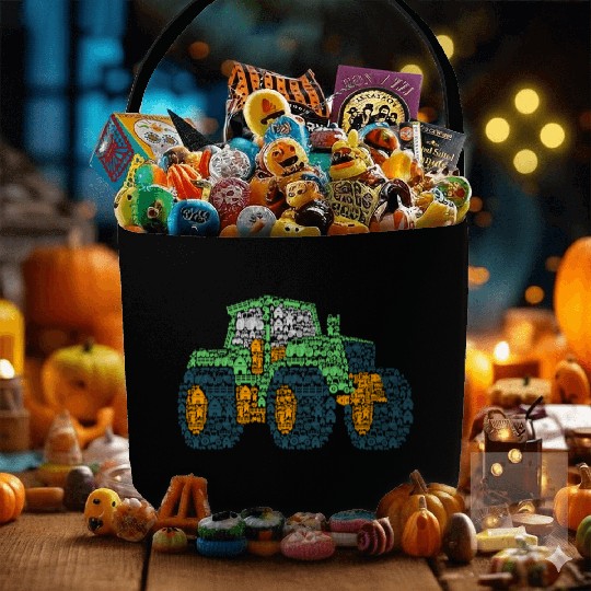 Tractor Tractor Farm Boy Kids Fabric Baskets