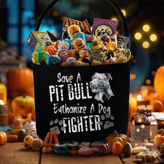 Save A Pitbull Euthanize A Dog Fighter Pit Bull Fabric Baskets
