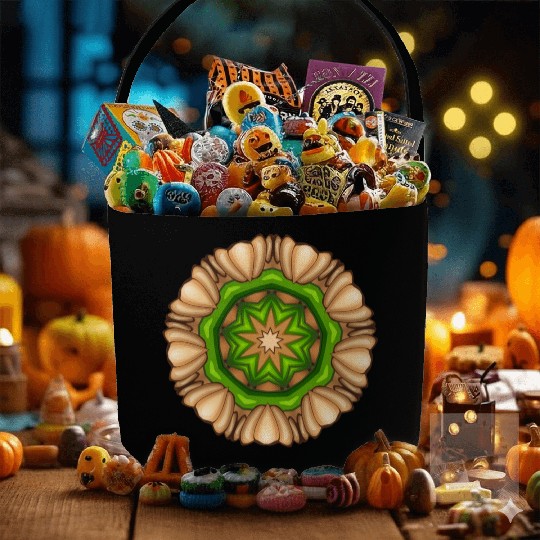 Brown Framed Design Fabric Baskets