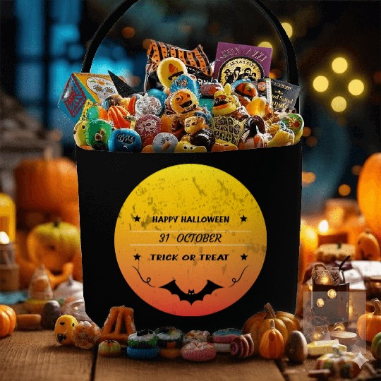 happy halloween Fabric Baskets