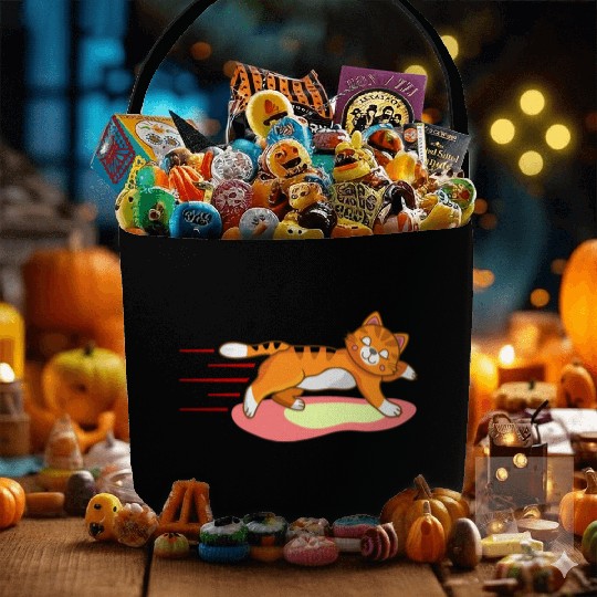 Fat cat Running Fabric Baskets