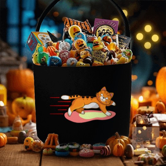 Fat cat Running Fabric Baskets